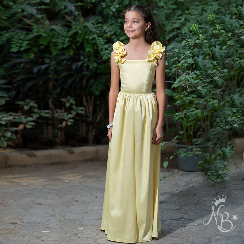 Bloomelle Satin Gown