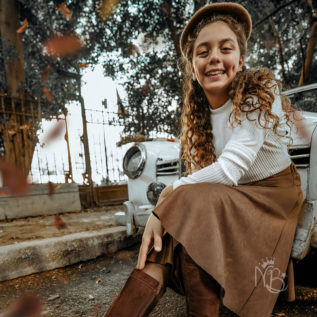 Suede Skirt