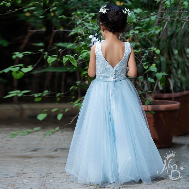 Daisy Blue Gown