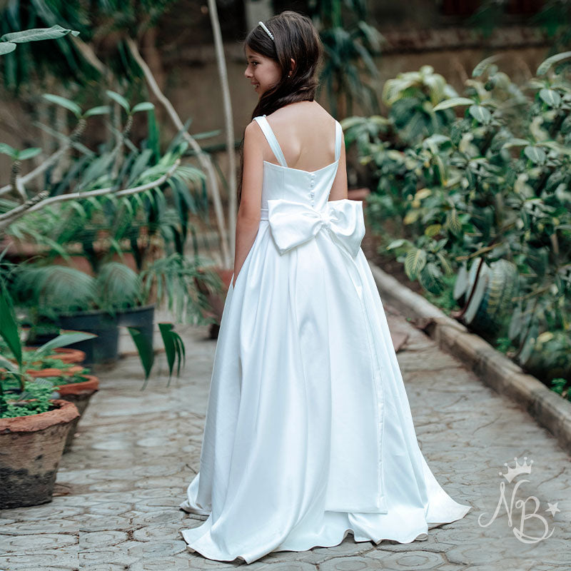 Pearla Satin Gown