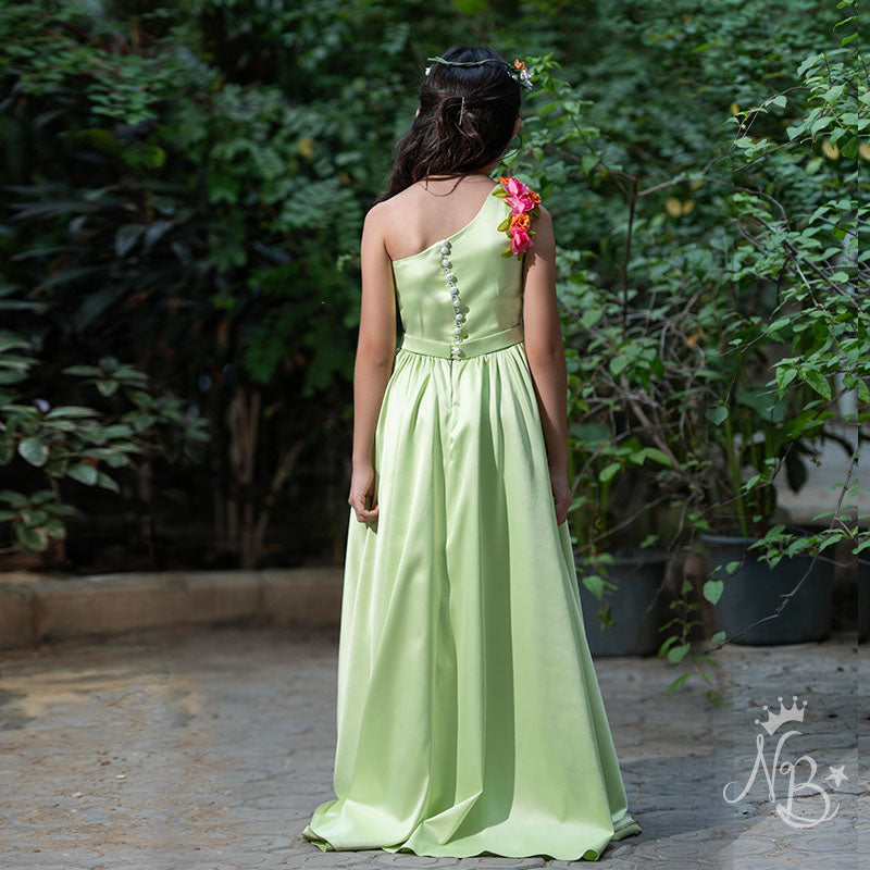 Limonelle Satin Gown