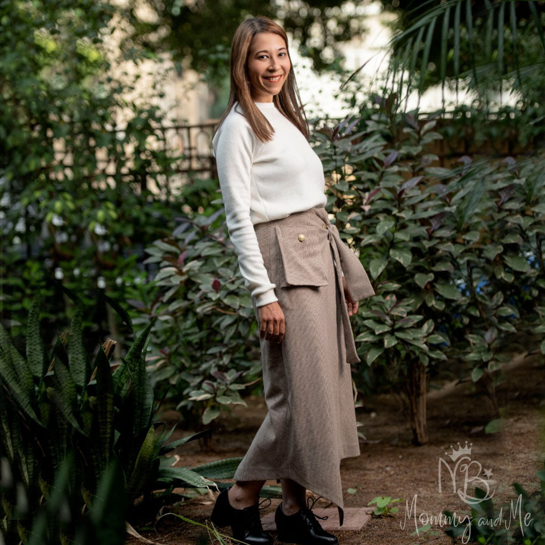Pied de Poule Skirt