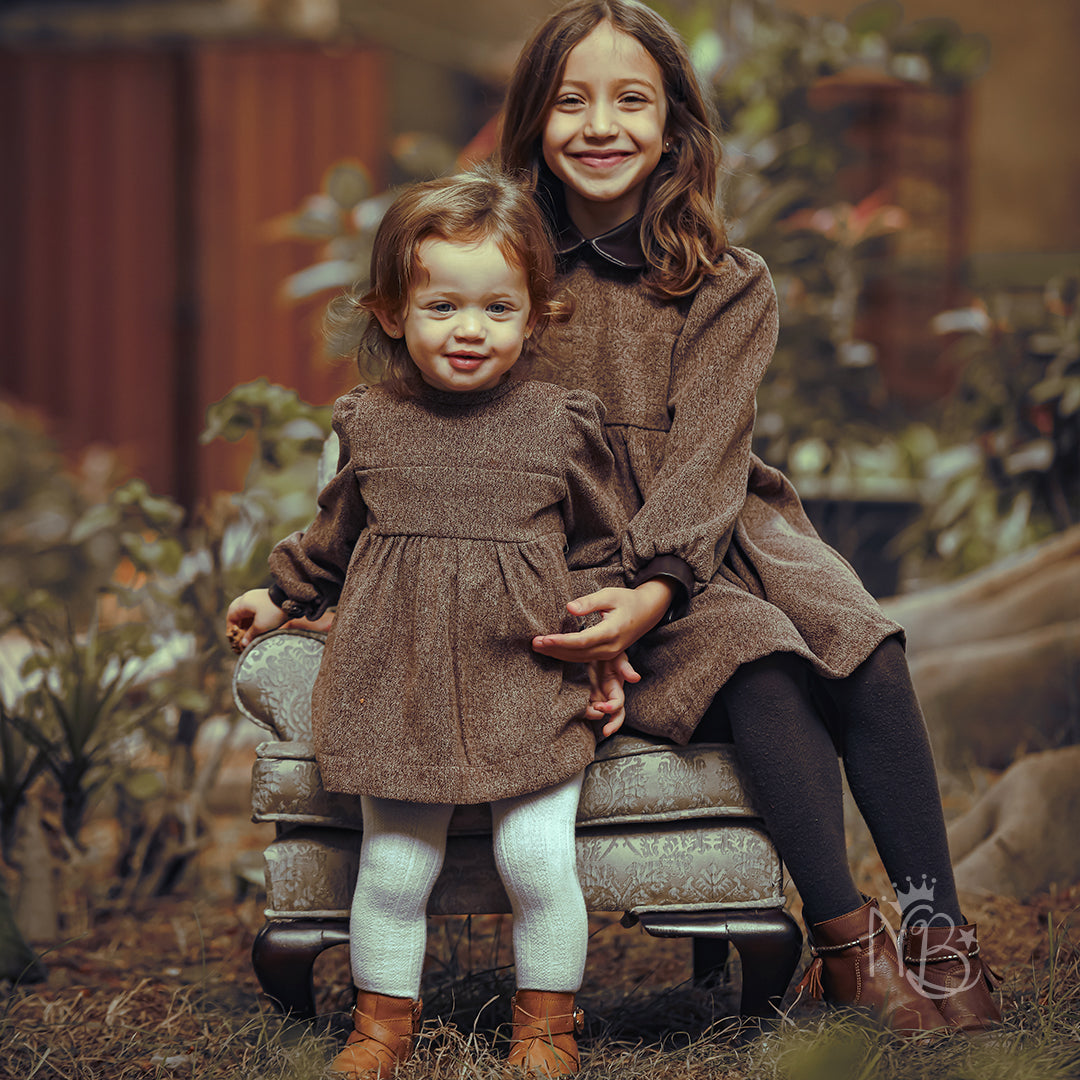 Brown Wool Dress