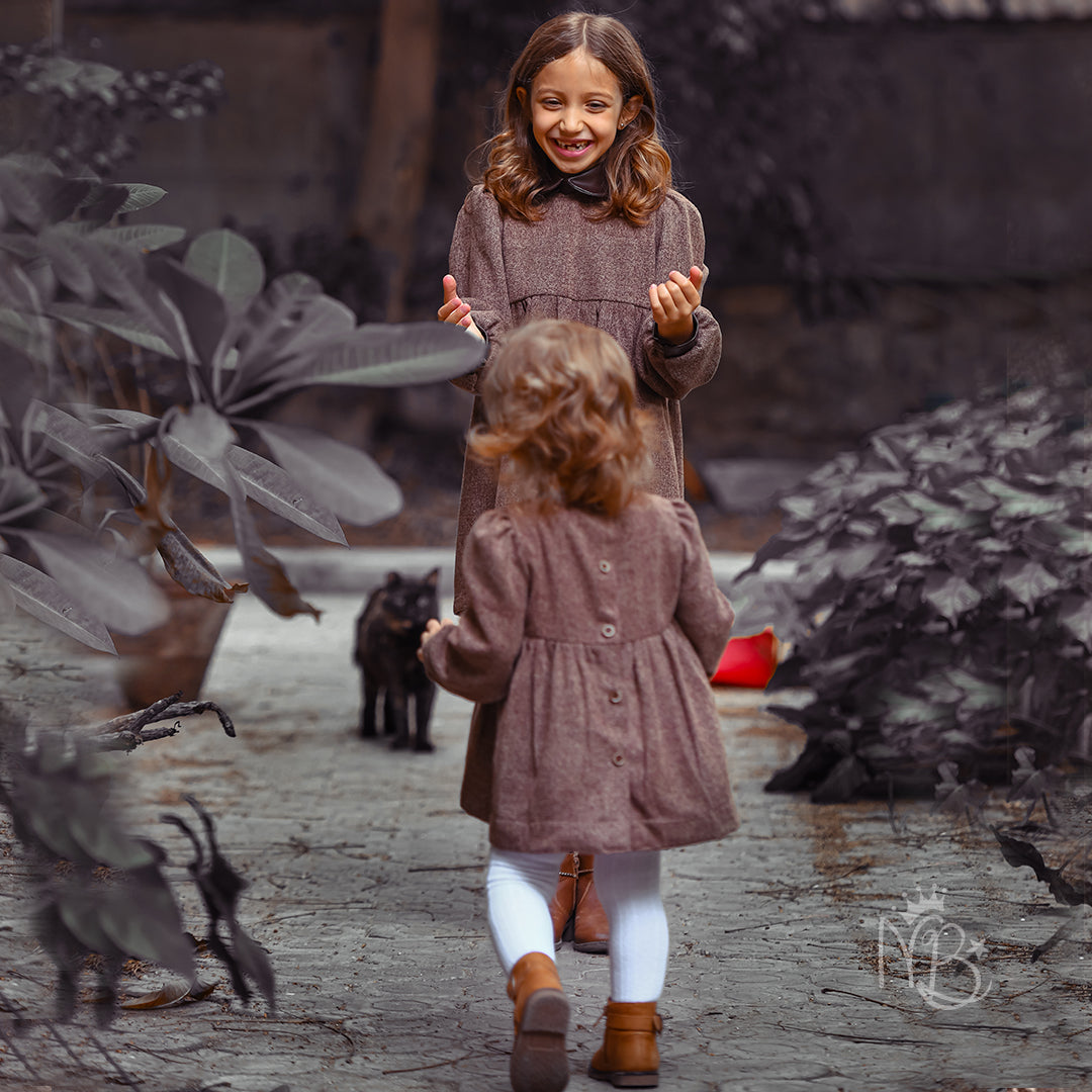 Brown Wool Dress