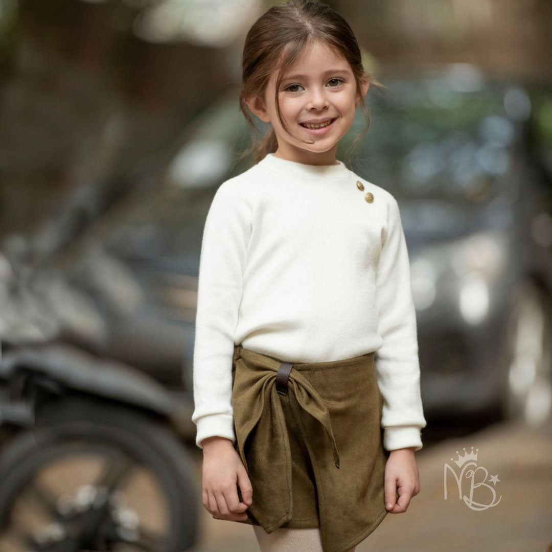 Suede Jupe-Short