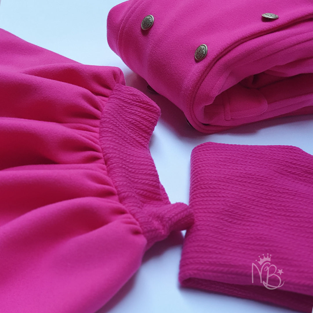 Candy Pink Turtleneck Pullover