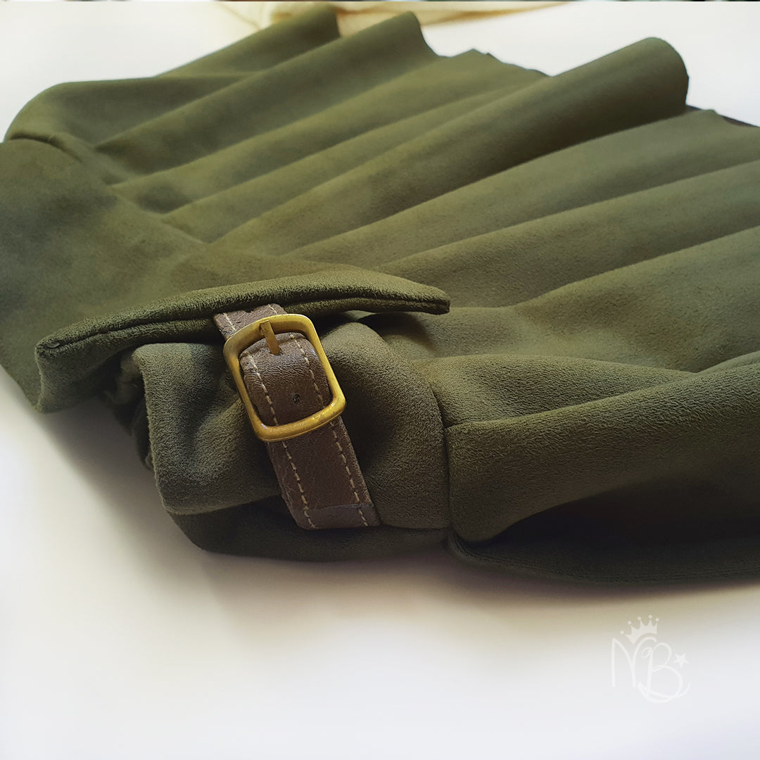 Plissée Green Skirt