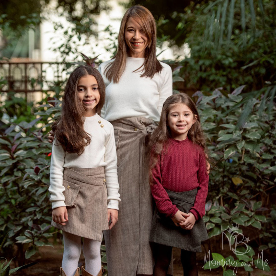Pied de Poule Skirt