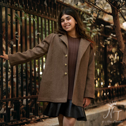 Brown Peacoat