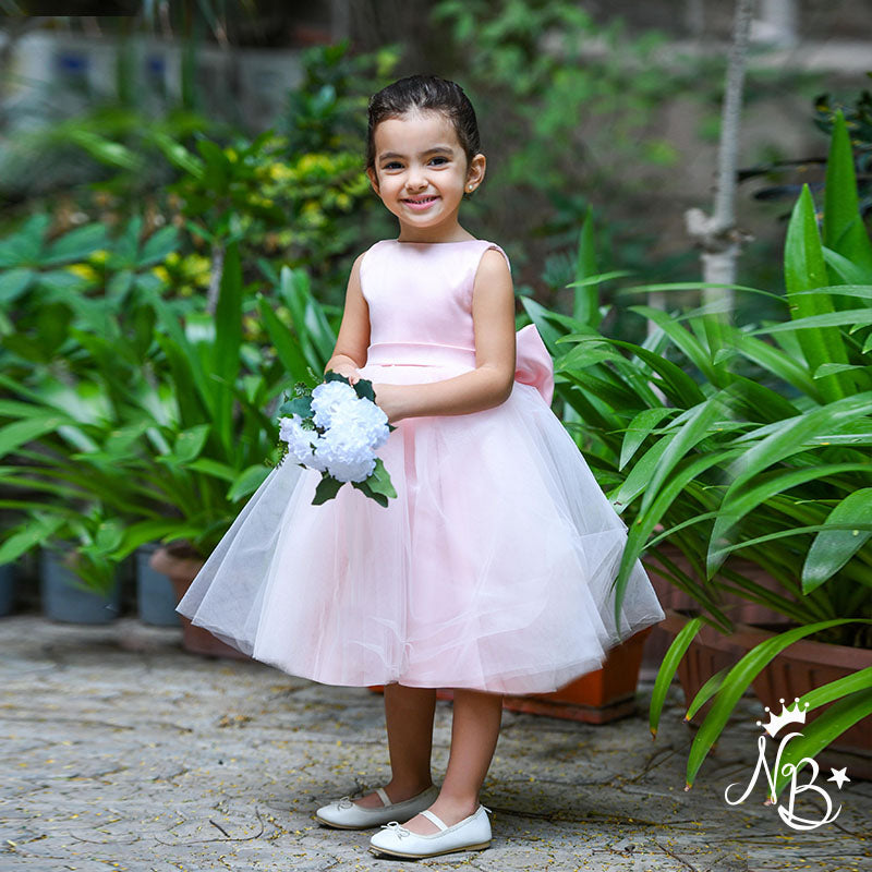 Pink Cloud Bow Dress