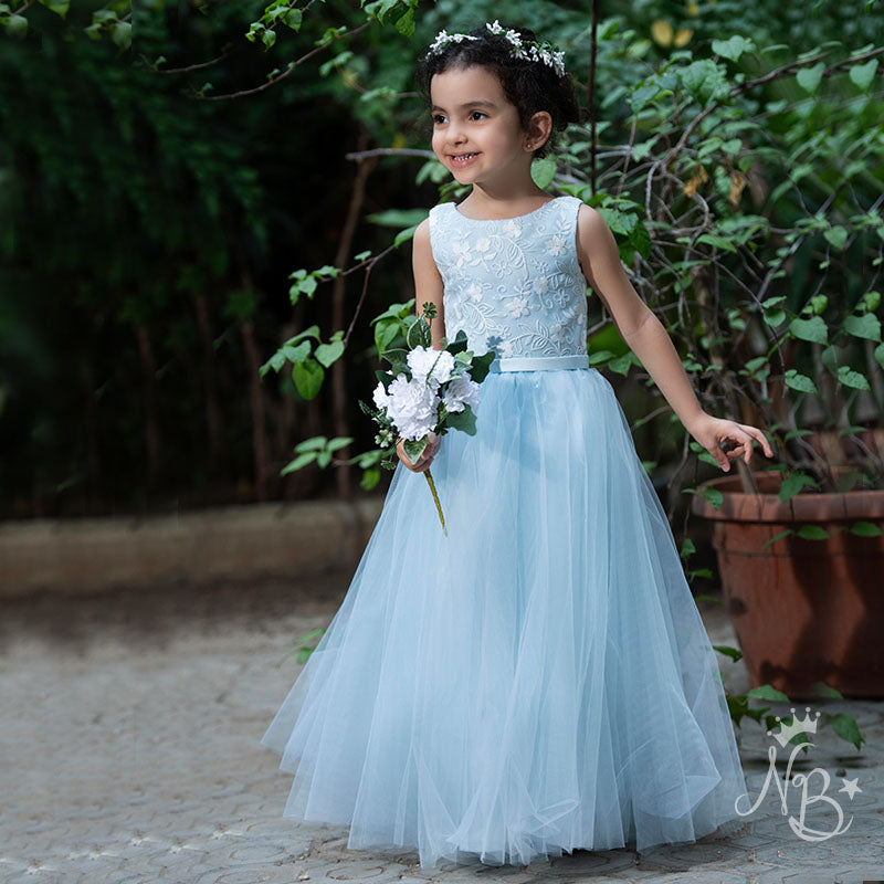 Daisy Blue Gown