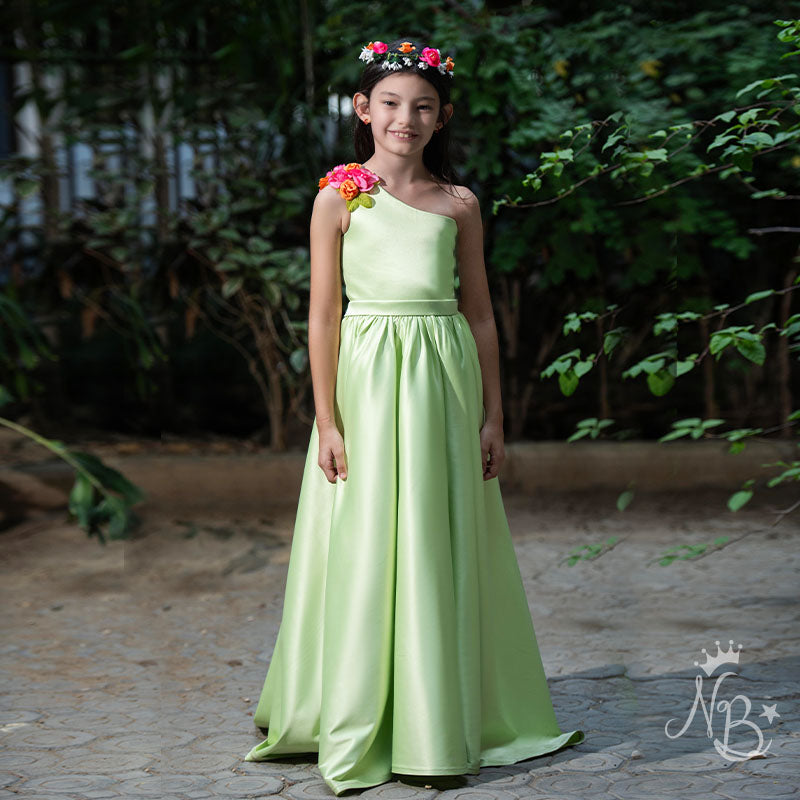 Limonelle Satin Gown